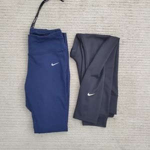 Nike dri fit leggings lot of 2 size small